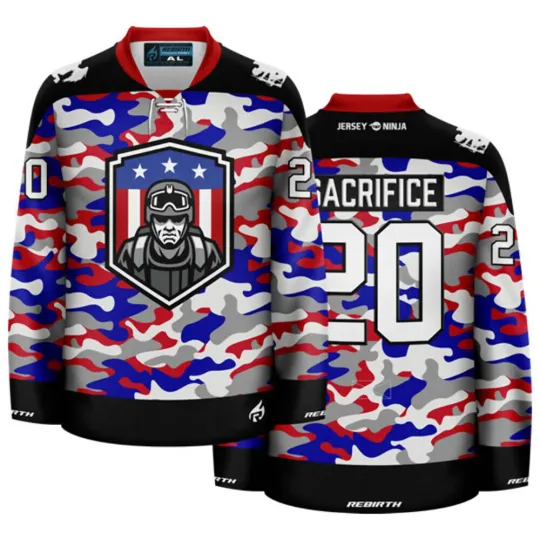 Discover Military Appreciation 2020 Charity Hockey Jersey