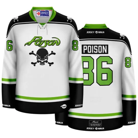 Discover Poison - Crossbones Hockey Jersey