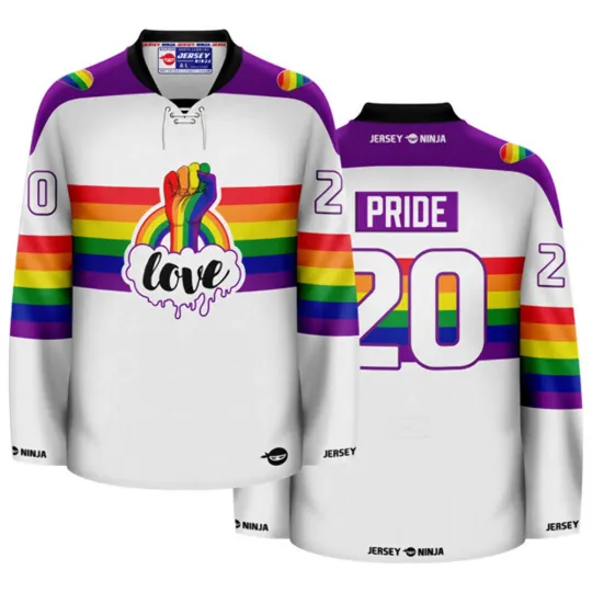 Discover Love is Love Pride Hockey Jersey
