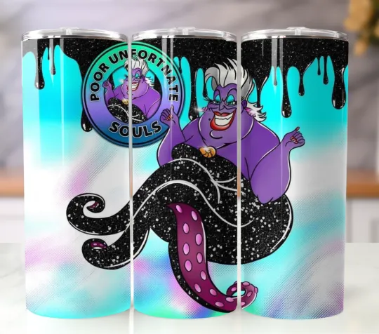 Poor Unfortunate Souls Ursula 20oz Tumbler - Insulated Stainless Steel Mug