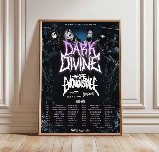 Discover Dark Divine Fall Tour 2026 Poster