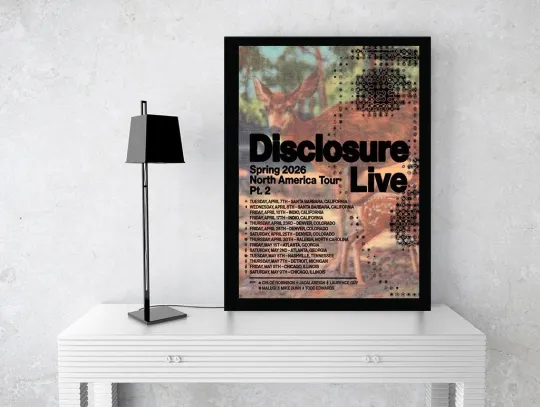 Discover Disclosure Announce Spring 2026 North America Tour With Multi Night City Poster