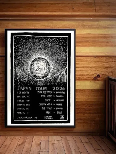 Discover Zack Zack Zack Japan Tour 2026 Poster