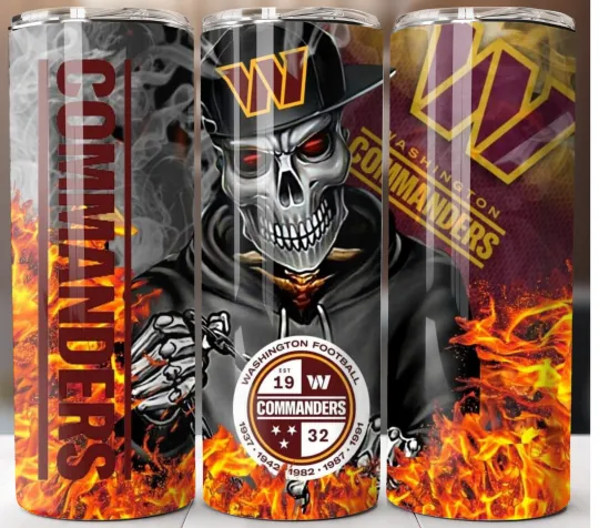 Discover Washington Tumbler 20oz Insulated Stainless Travel Mug Cup Straw Lid