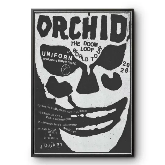 Discover Orchid Dooom Loop World Tour 2026 Poster