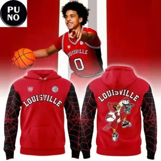 Discover NEW HOT!! Louisville Cardinals Spida Mitchell 2026 3D Hoodie