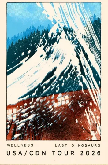 Discover Last Dinosaurs 2026 North America Tour Poster