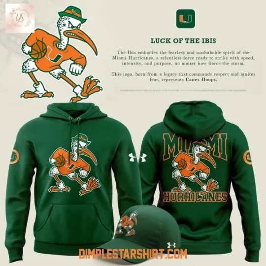 Discover Miami Hurricane Luck Of The Ibis 3D Hoodie Unisex Fan Gift S-5XL