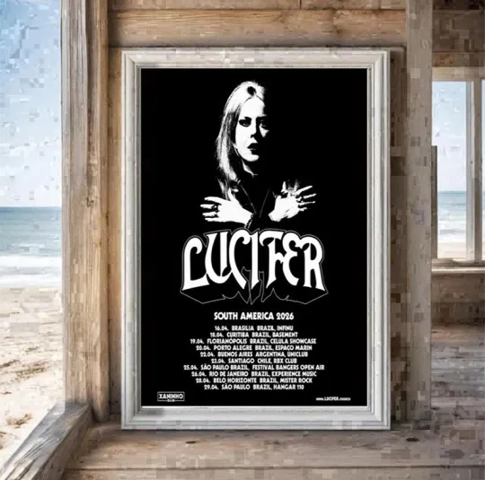 Discover Lucifer South America Tour 2026 Poster