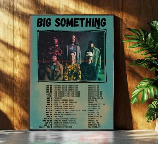 Discover Big Something New Tour 2026 Poster