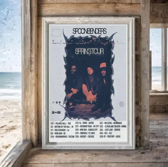 Discover postersSpoon Benders Tour Spring 2026 Poster