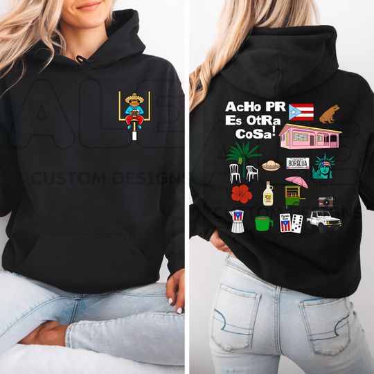 Discover Puerto Rico Boricua Bunny Football Halftime Concert Hoodie Sweatshirt, Acho PR Es Otra Cosa Hoodie, Puerto Rico Perreo Boricua Sweater