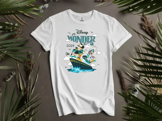 Discover Disney Cruise Group Wonder T-Shirt for Men and Women
