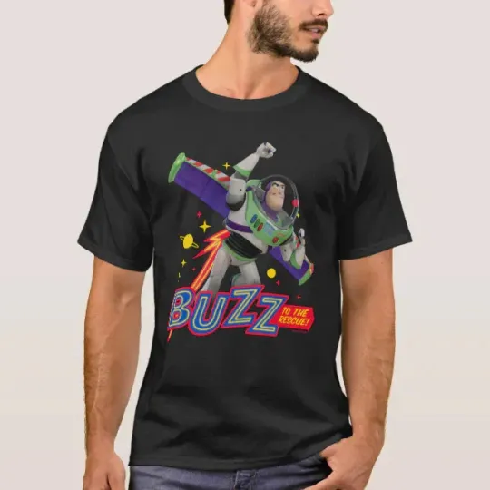 Discover Disney Toy Story 4 Buzz To The Rescue T-Shirt, Gift For Friends