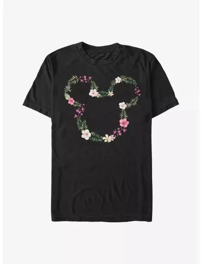 Discover Disney Mickey Mouse Floral Mickey T-Shirt, Gift For Friends