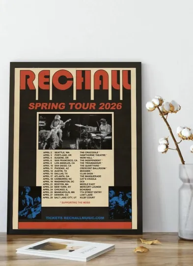 Discover Rec Hall Spring Tour 2026 Poster