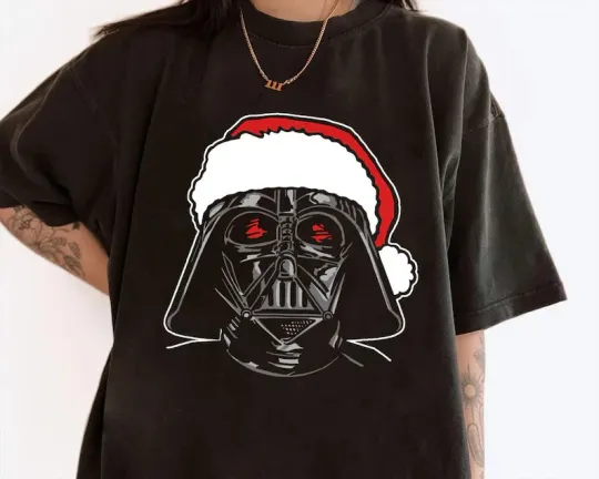 Discover Disney Star Wars Shirt, Santa Darth Vader T-Shirt, Gift For Friends