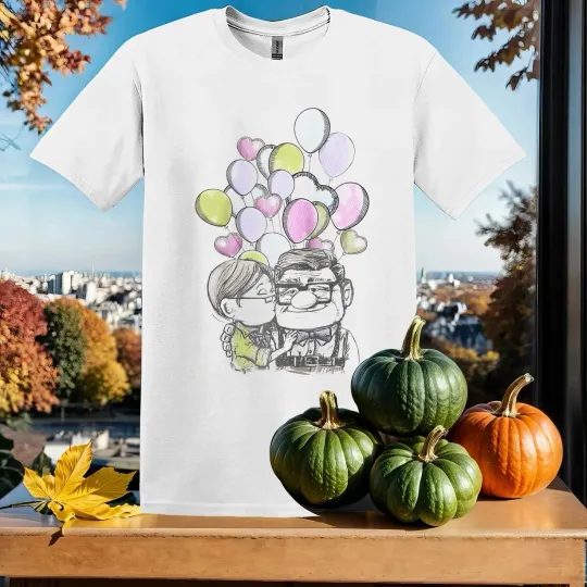 Pixar Up Valentine's Day T-Shirt, Gift For Friends