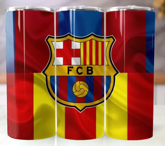 Discover 20oz Stainless Steel Tumbler Insulated Travel Mug  FC Barcelona