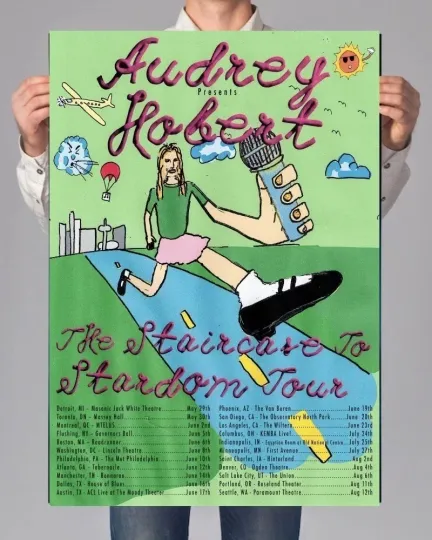 Discover Audrey Hobert The Staircase To Stardom Tour 2026 Poster