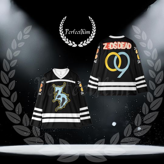 Discover Zeds Dead Hockey Jersey, EDM Rave Festival Merch