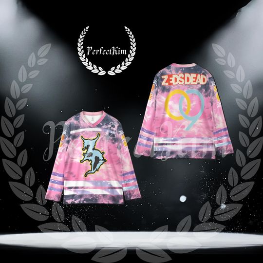 Discover Zeds Dead Hockey Jersey, Psychedelic Rave EDM Merch