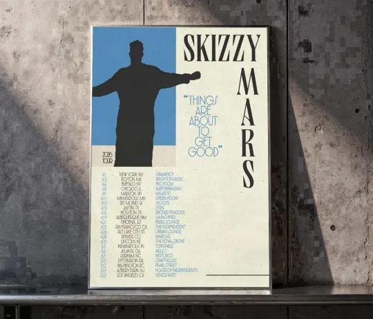 Skizzy Mars 2026 North American Tour Poster