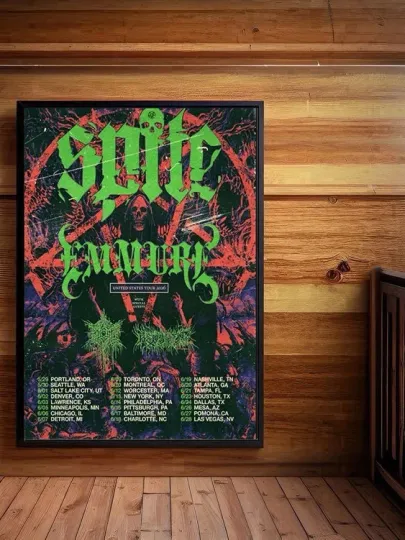 Discover EMMURE Tour US 2026 Poster