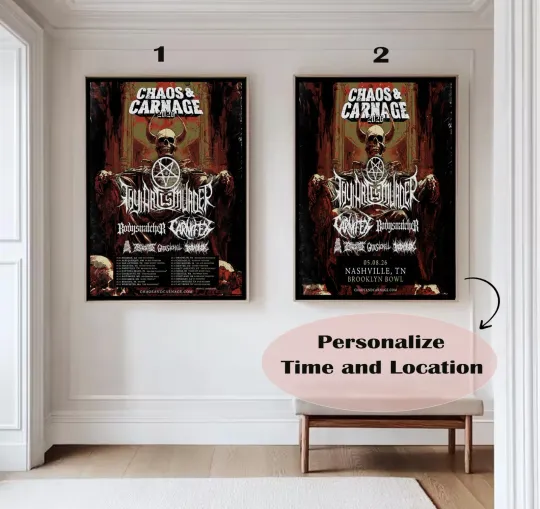 Discover Chaos And Carnage 2026 Festival Tour Full Lineup And Schedule Poster