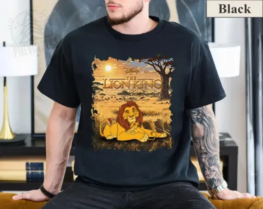 Discover Disney The Lion King Father And Son Shirt, Mufasa And Simba T-shirt