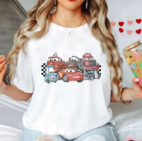 Discover Disneyland Festival Characters Disney Lightning McqueenT-Shirt