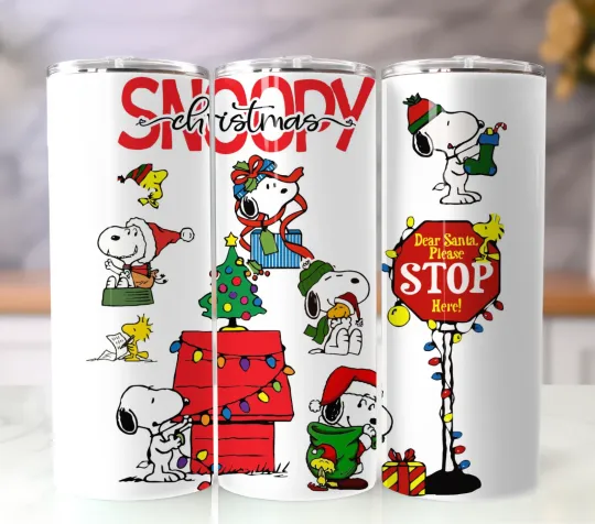 Discover 20oz Stainless Steel Tumbler Insulated Travel Mug Christmas