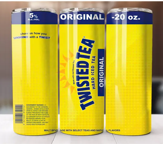 Discover 20oz Stainless Steel Tumbler Insulated Travel Mug Twisted Tea Original