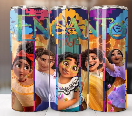 Discover Encanto Kids Tumbler 20oz Travel Mug Stainless Steel Cup Straw