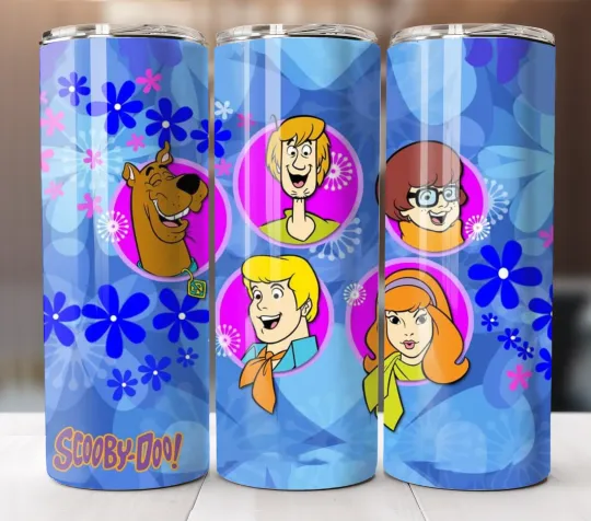 Discover 20oz Stainless Steel Tumbler Insulated Travel Mug Scooby Doo