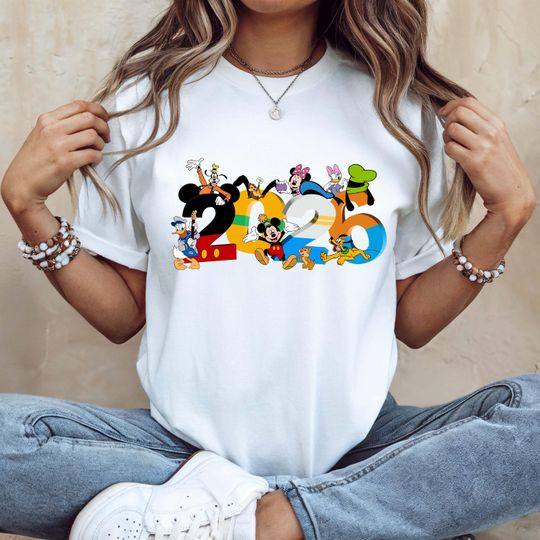 Discover Mickey And Friends 2026 Shirt, Disney  Family Matching T-shirt, Comfort Colors Disneyland Trip Tee