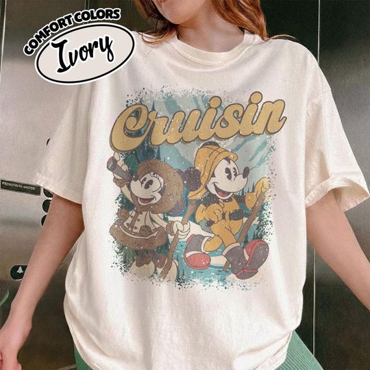 Discover Comfort Colors Alaska Cruisin Disney Cruise Line shirt, Mickey Minnie Alaska Alaskan Cruise 2026 shirt, Family cruise matching shirts UOUA19