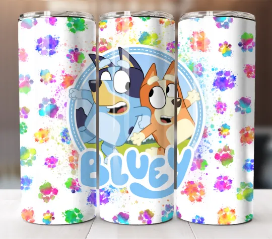 Discover BlueyDad 20oz Stainless Steel Tumbler - Insulated Mug