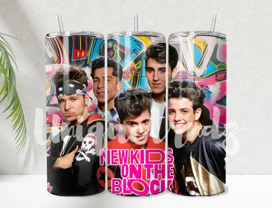 Discover NK on The Block Straight 20oz Tumbler Mug Cup Insulated Stainless Steel