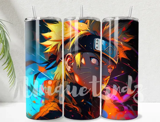Discover Narutoo Anime Straight 20oz Tumbler Cup Mug Insulated Stainless Steel #10