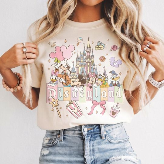 Discover Comfort Colors Disneyland Castle Shirt, Mickey Disney Shirt, Mickey and Friends Shirt, Disneyland Shirt, Shirt for Women, Disney Trip 2026