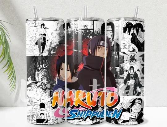 Discover Narutoo Anime Straight 20oz Tumbler Cup Mug Insulated Stainless Steel #3