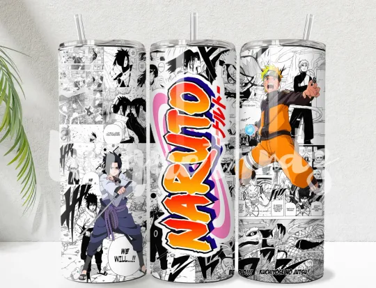 Discover Narutoo Anime Straight 20oz Tumbler Cup Mug Insulated Stainless Steel #5
