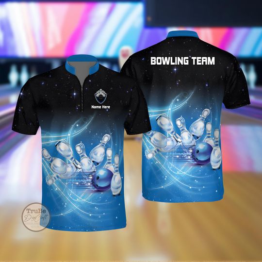 Discover Custom Bowling Team Jersey: Personalized Name Shirt, Lightweight Spandex