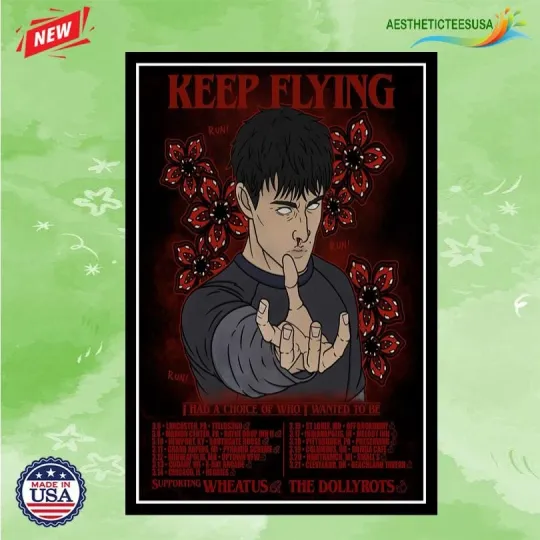 Discover Keep Flying March Tour 2026 Poster Home Decor, Wall Art, No Frame, Fan Gift
