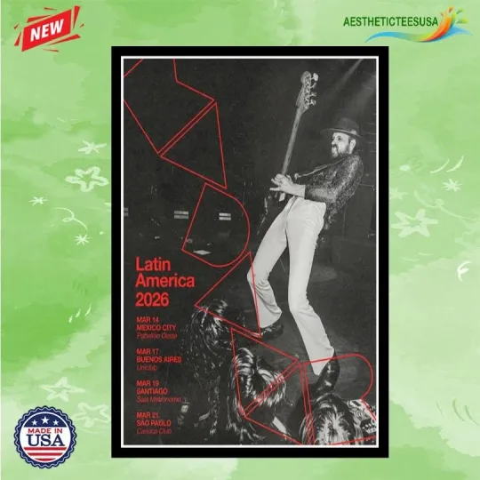 Discover KADAVAR Latin America Tour 2026 Poster Home Decor, Wall Art, Fan Gift