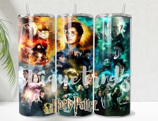 Harry Potter Straight 20oz Tumbler Mug Cup Insulated Stainless Steel