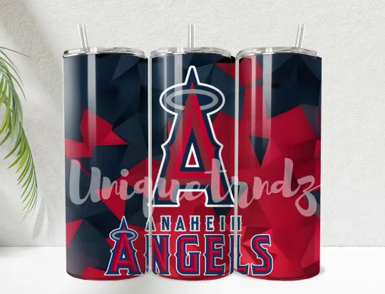 Discover Anaheim Angels Straight 20oz Tumbler Mug Cup Insulated Stainless Steel