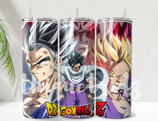 NWB Dragon Ball Z Straight 20oz Tumbler Mug Cup Insulated Stainless Steel #36