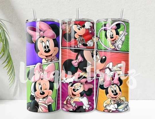 Discover Minnie Mouse  20oz Tumbler Mug Cup Insulated Stainless Steel